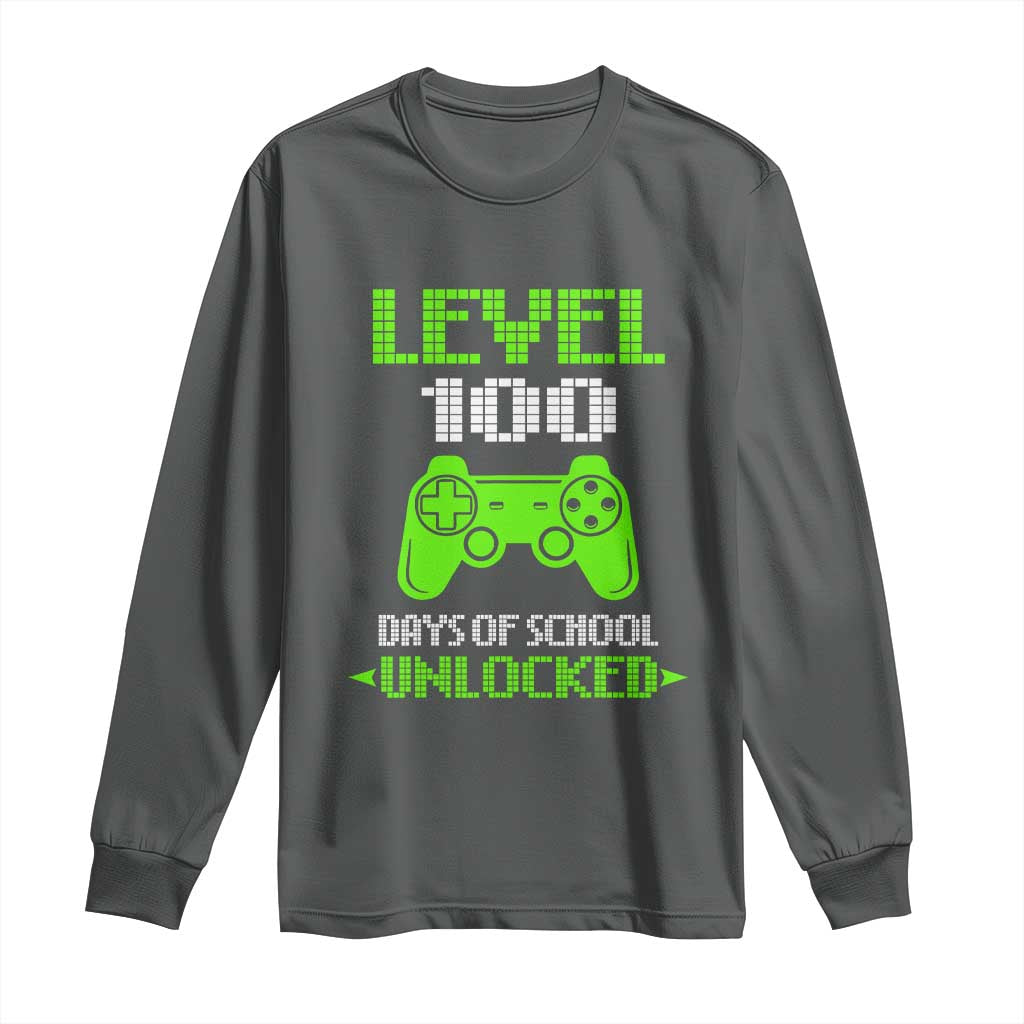 100 Days of School Smarter Long Sleeve Shirt Cool 100th Day Celebration Gift