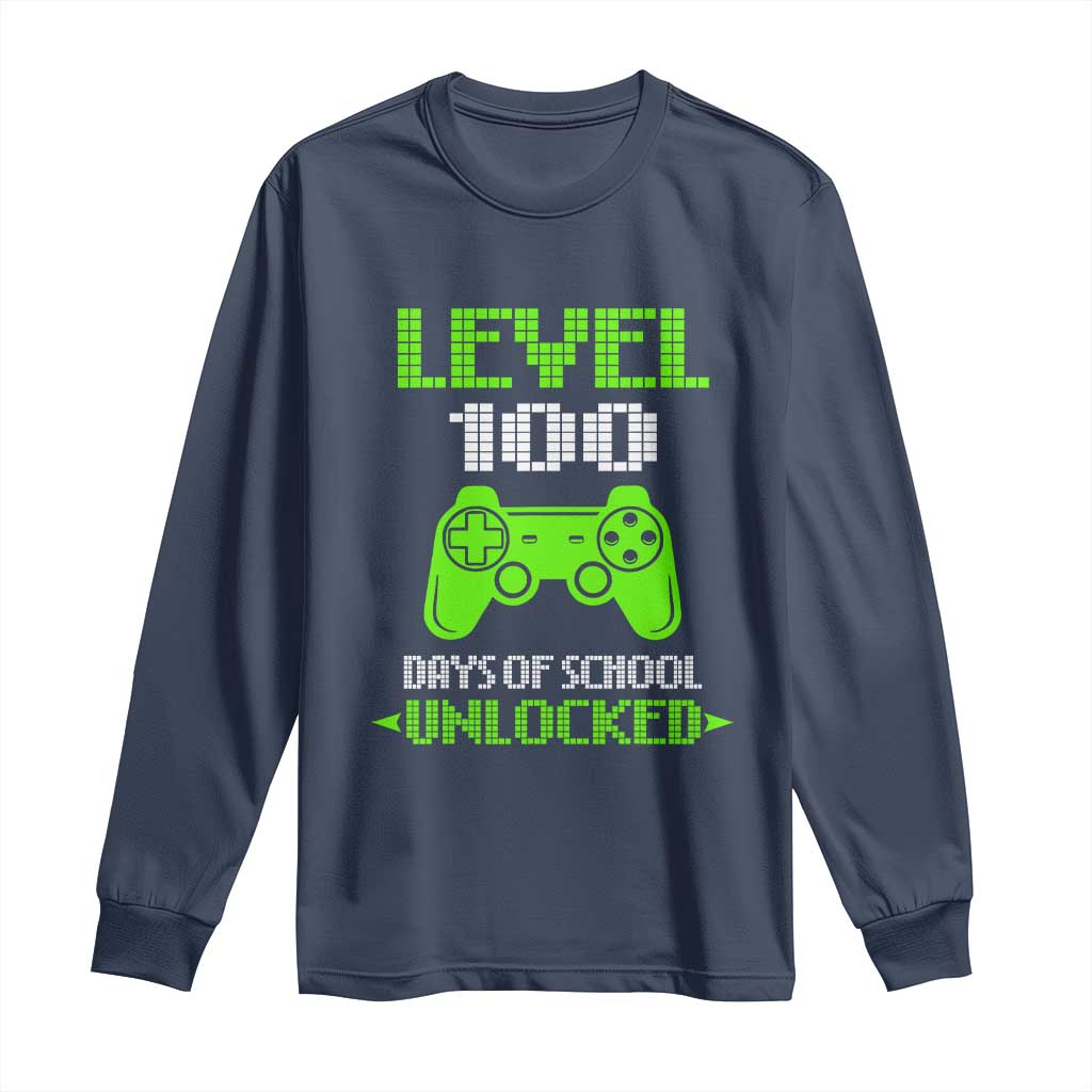 100 Days of School Smarter Long Sleeve Shirt Cool 100th Day Celebration Gift