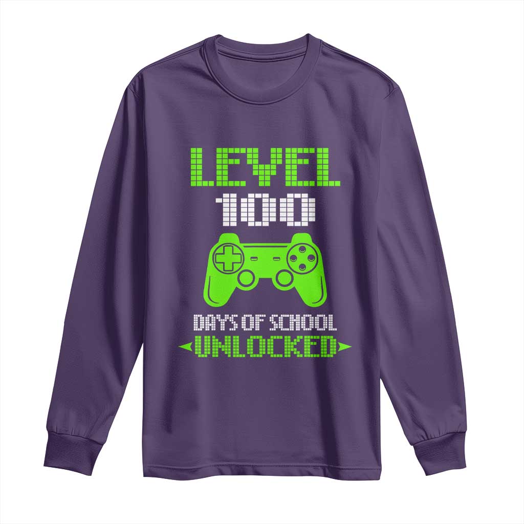 100 Days of School Smarter Long Sleeve Shirt Cool 100th Day Celebration Gift