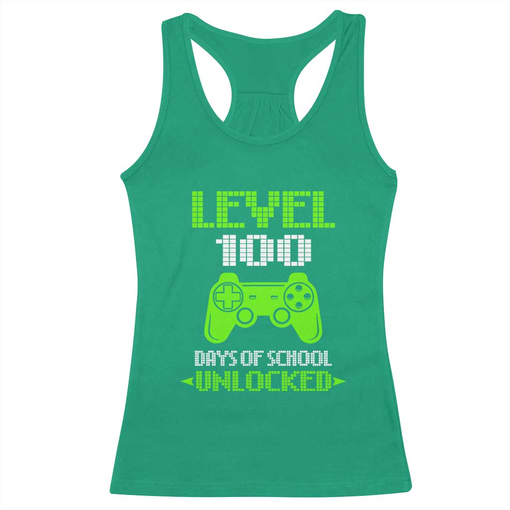 100 Days of School Smarter Racerback Tank Top Cool 100th Day Celebration Gift