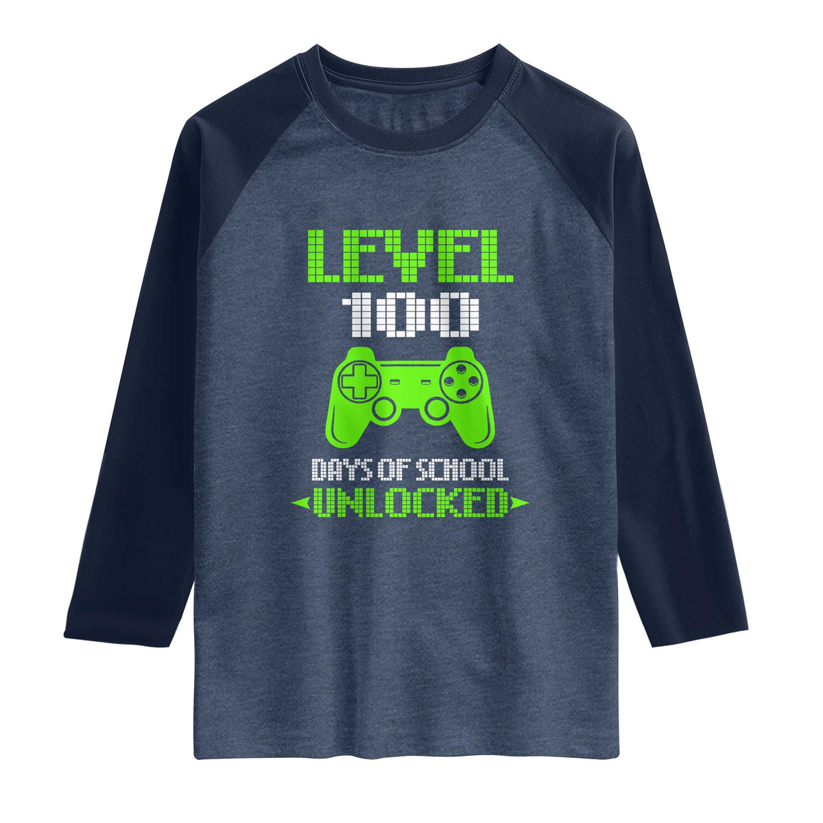 100 Days of School Smarter Raglan Shirt Cool 100th Day Celebration Gift
