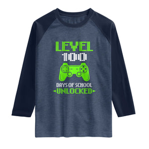 100 Days of School Smarter Raglan Shirt Cool 100th Day Celebration Gift