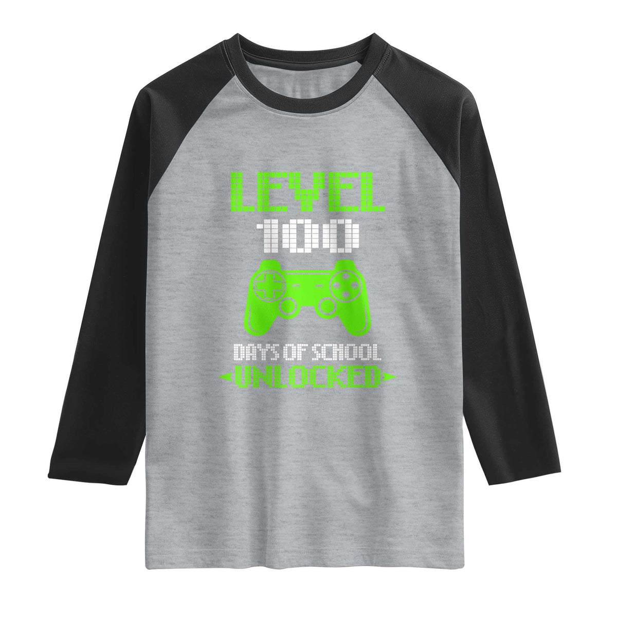 100 Days of School Smarter Raglan Shirt Cool 100th Day Celebration Gift