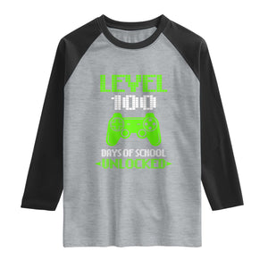 100 Days of School Smarter Raglan Shirt Cool 100th Day Celebration Gift