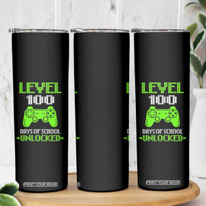 100 Days of School Smarter Skinny Tumbler Cool 100th Day Celebration Gift
