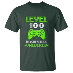 Boys 100 Days of School T Shirt 100th Day Celebration for Kids TS01 Dark Forest Green Print Your Wear