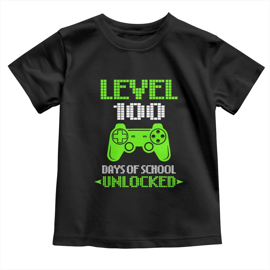 100 Days of School Smarter Toddler T Shirt Cool 100th Day Celebration Gift TS01 Black Print Your Wear