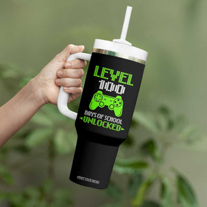 100 Days of School Smarter Tumbler With Handle Cool 100th Day Celebration Gift
