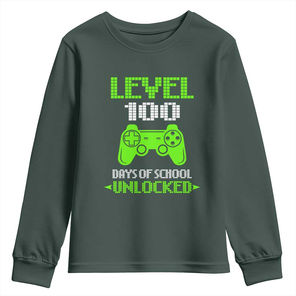 100 Days of School Smarter Youth Sweatshirt Cool 100th Day Celebration Gift
