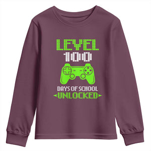 100 Days of School Smarter Youth Sweatshirt Cool 100th Day Celebration Gift
