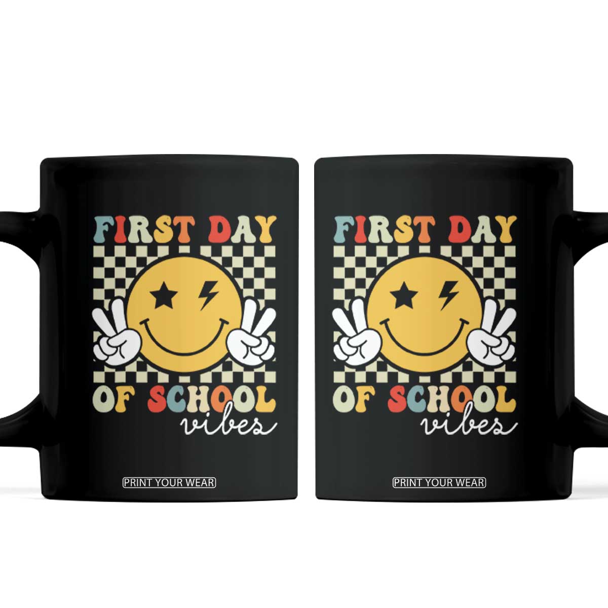 First Day of School Vibes Coffee Mug Aesthetic Back to School Teacher Student