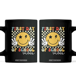 First Day of School Vibes Coffee Mug Aesthetic Back to School Teacher Student