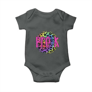 Pre-Kindergarten Neon Leopard Effect Printing Baby Onesie Wild About PreK Teacher Student Gift