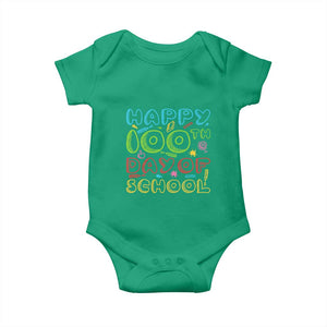 Happy 100 Days of School Baby Onesie 100th Day Funny Milestone Celebration