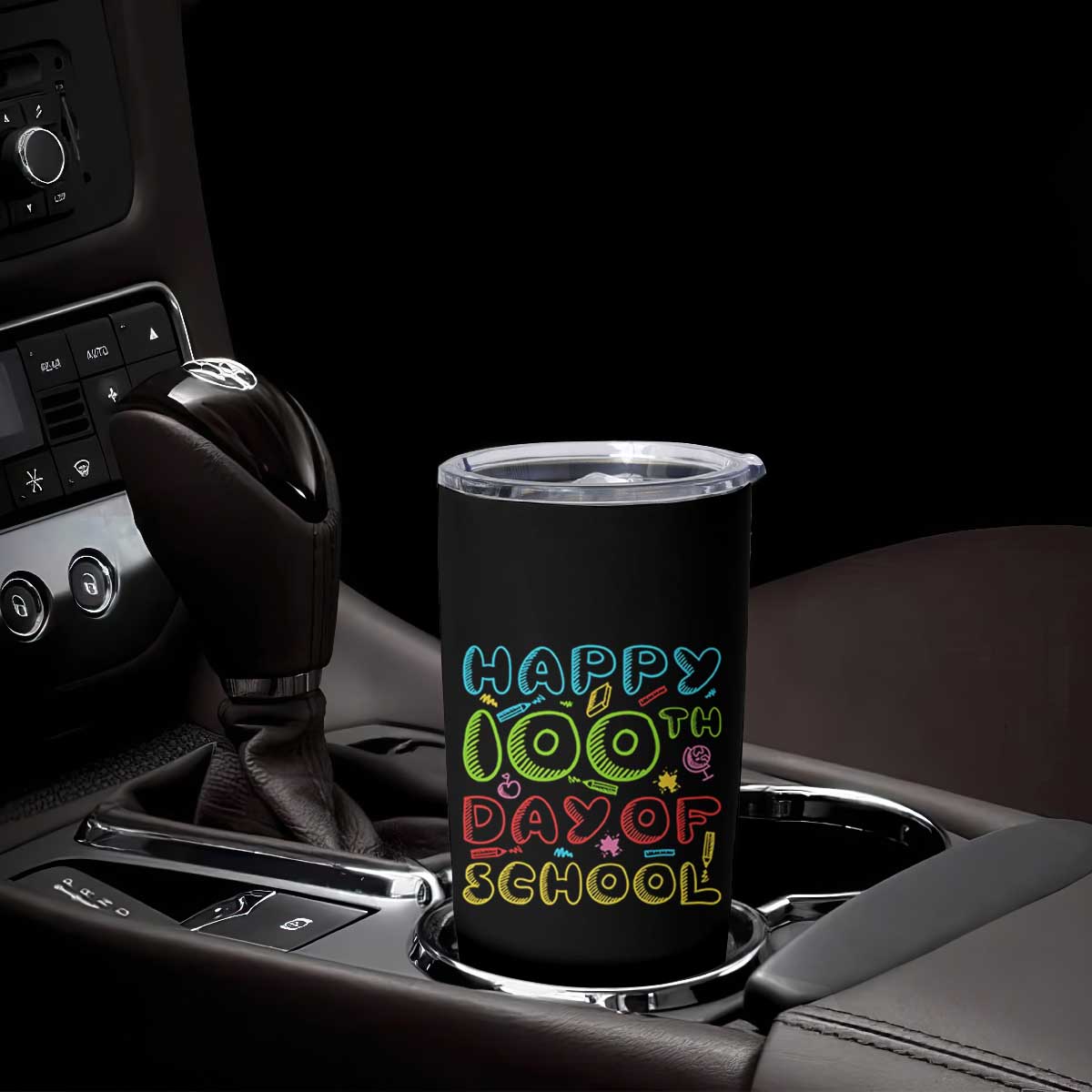 Happy 100 Days of School Tumbler Cup 100th Day Funny Milestone Celebration