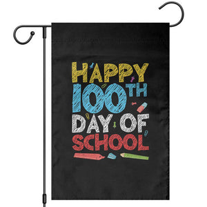 100 Days of School Celebration Garden Flag Happy 100th Day Student Teacher Gift