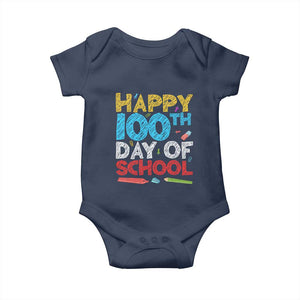 100 Days of School Celebration Baby Onesie Happy 100th Day Student Teacher Gift