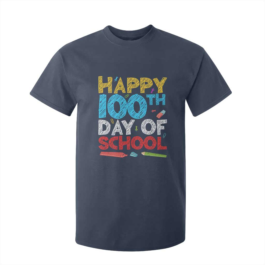 100 Days of School Celebration T Shirt For Kid Happy 100th Day Student Teacher Gift