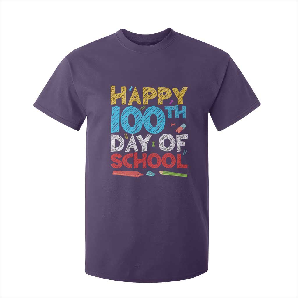 100 Days of School Celebration T Shirt For Kid Happy 100th Day Student Teacher Gift