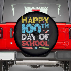 100 Days of School Celebration Spare Tire Cover Happy 100th Day Student Teacher Gift