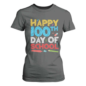 100 Days of School Celebration T Shirt For Women Happy 100th Day Student Teacher Gift