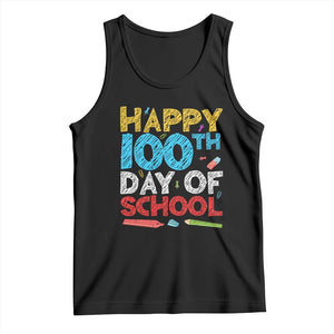 100 Days of School Celebration Tank Top Happy 100th Day Student Teacher Gift