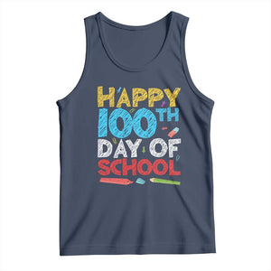 100 Days of School Celebration Tank Top Happy 100th Day Student Teacher Gift