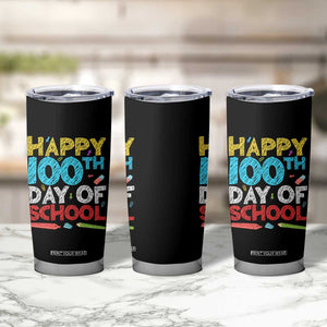 100 Days of School Celebration Tumbler Cup Happy 100th Day Student Teacher Gift