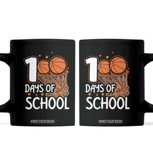 100 Days of Rocking School Basketball Coffee Mug Cool Kids Sports Gift