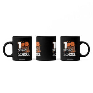 100 Days of Rocking School Basketball Coffee Mug Cool Kids Sports Gift
