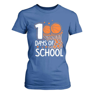100 Days of Rocking School Basketball T Shirt For Women Cool Kids Sports Gift