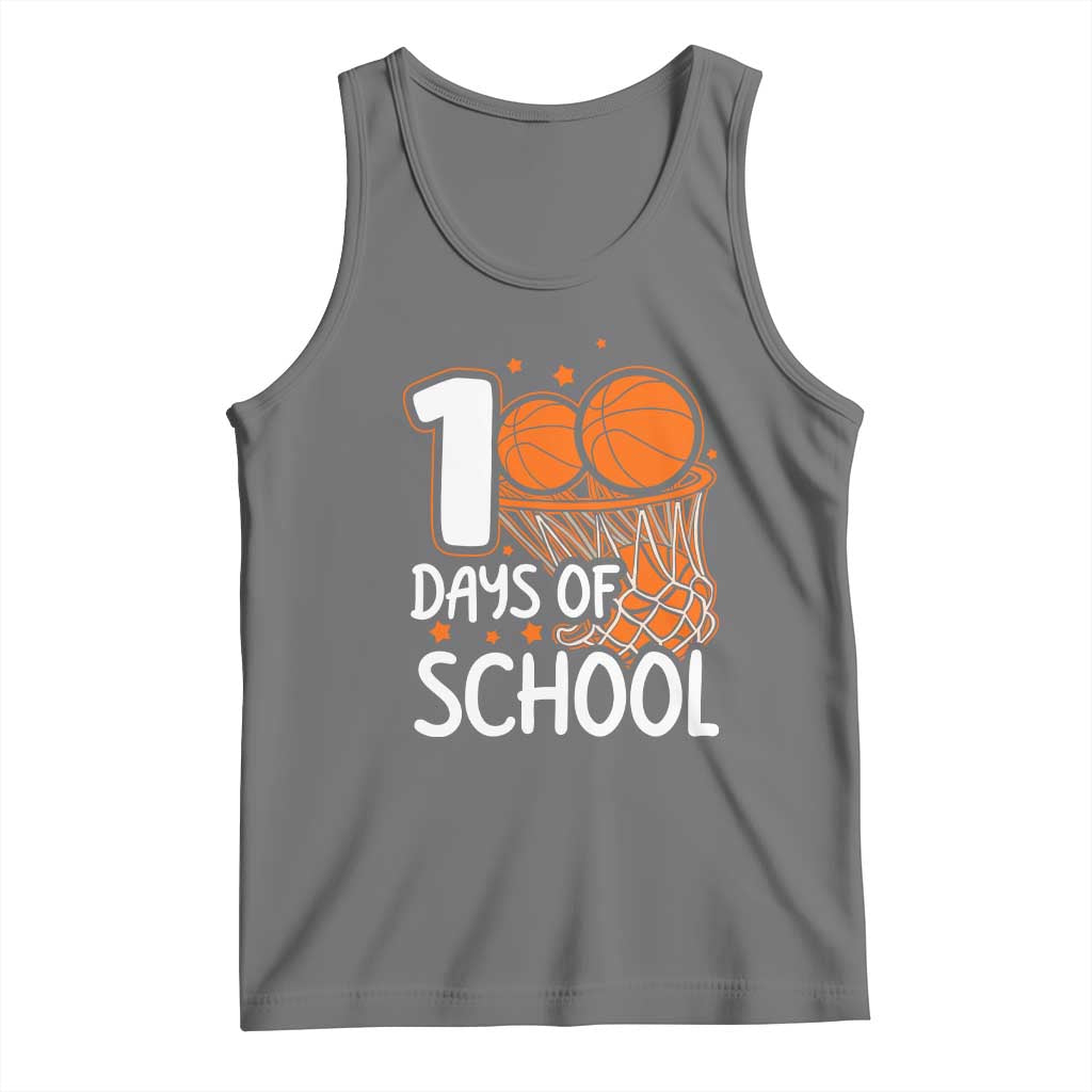 100 Days of Rocking School Basketball Tank Top Cool Kids Sports Gift