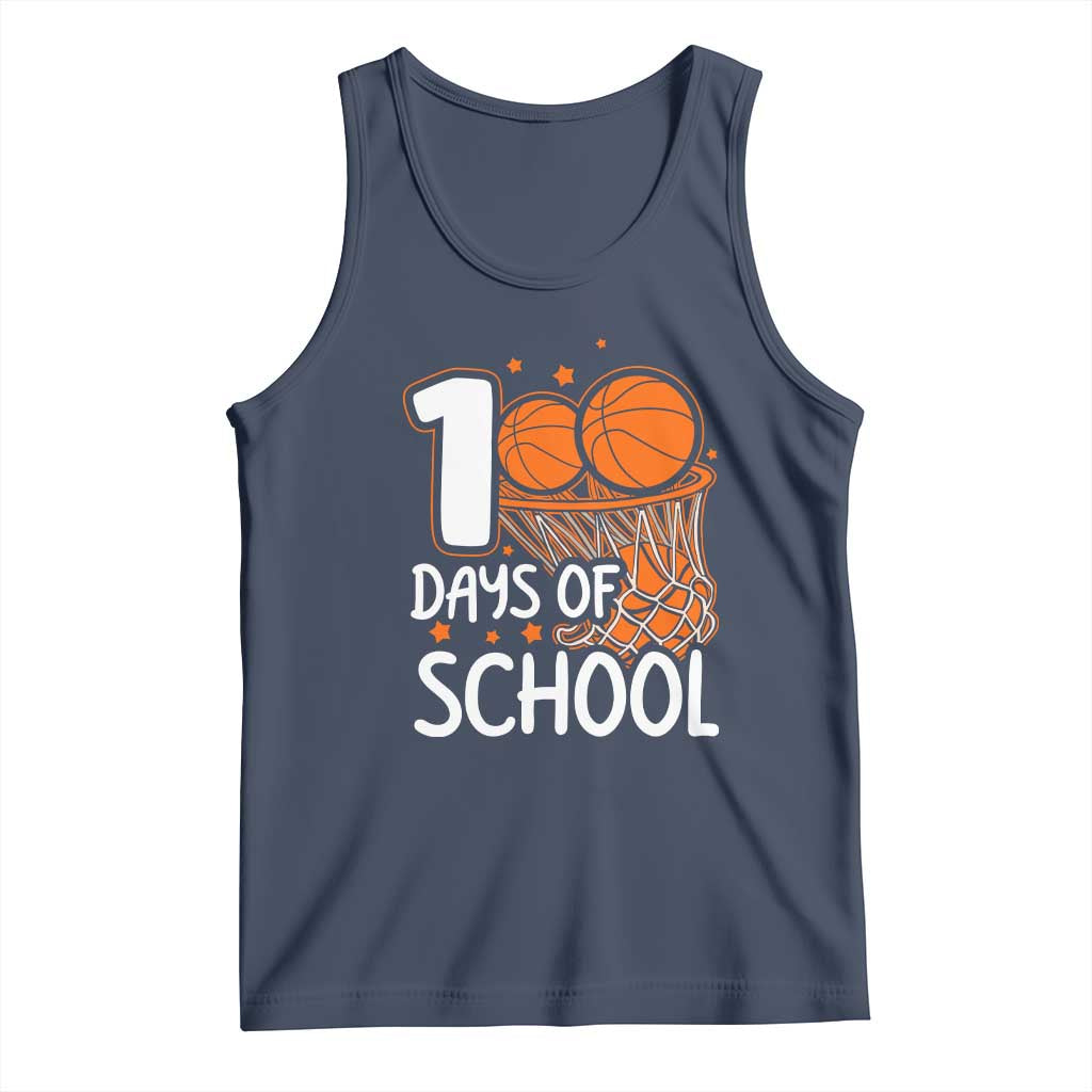 100 Days of Rocking School Basketball Tank Top Cool Kids Sports Gift