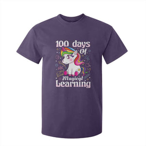 Magical Unicorn 100th Day of School T Shirt For Kid Cute Girls Celebration Gift