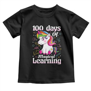 Magical Unicorn 100th Day of School Toddler T Shirt Cute Girls Celebration Gift
