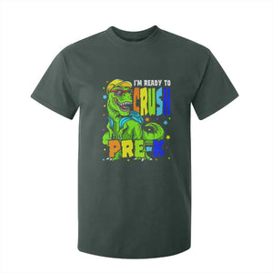I am Ready To Crush Pre-K Dinosaur T Shirt For Kid Cool First Day of School Boy