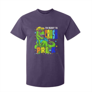 I am Ready To Crush Pre-K Dinosaur T Shirt For Kid Cool First Day of School Boy