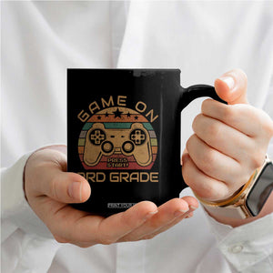 Game On First Day of 3rd Grade Coffee Mug Funny Gamer Back to School Kids Gift