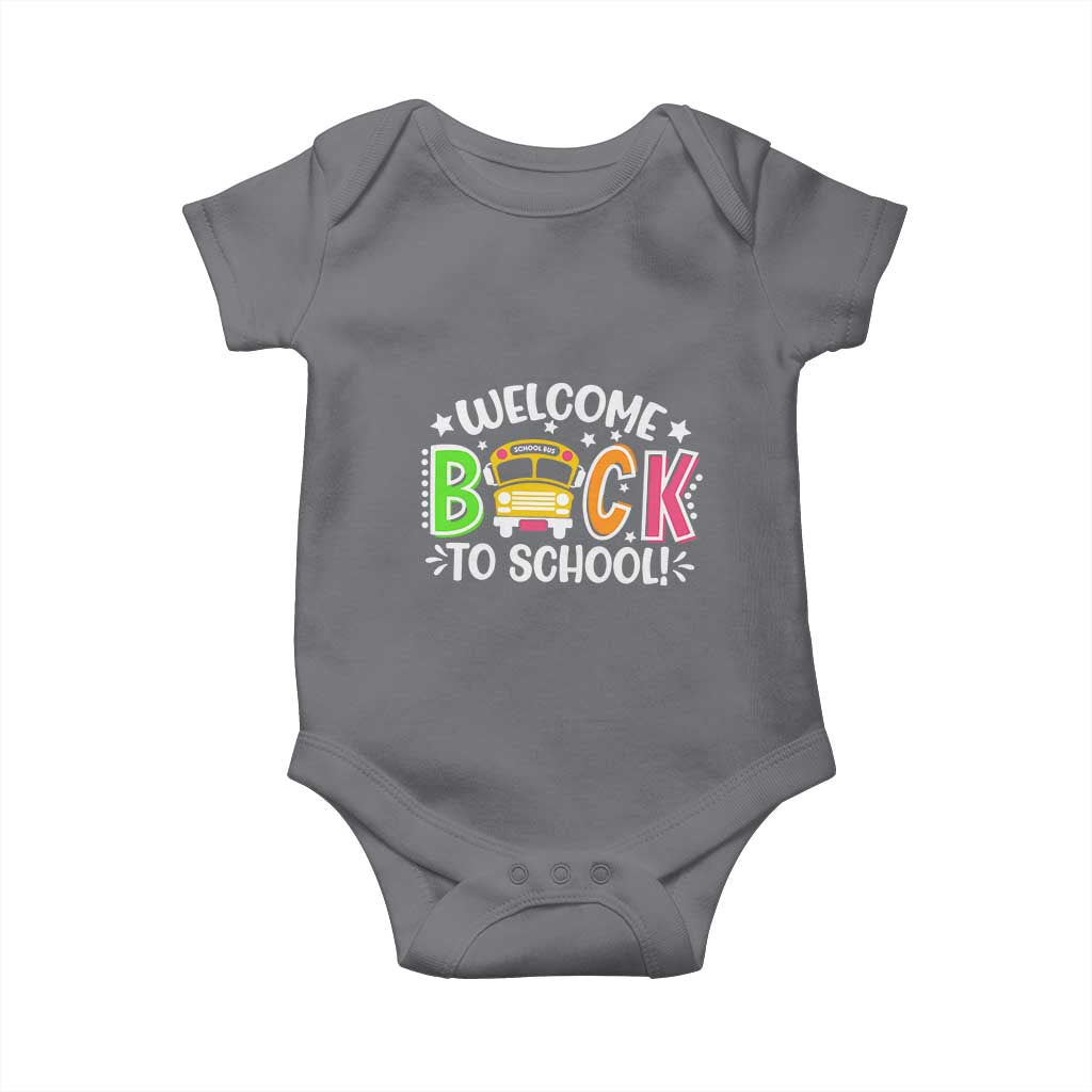 Welcome Back to School Bus Driver Baby Onesie First Day for School Gifts