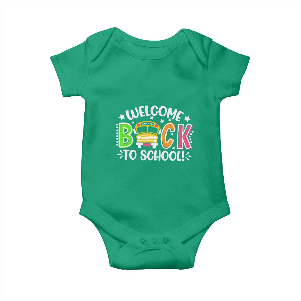 Welcome Back to School Bus Driver Baby Onesie First Day for School Gifts