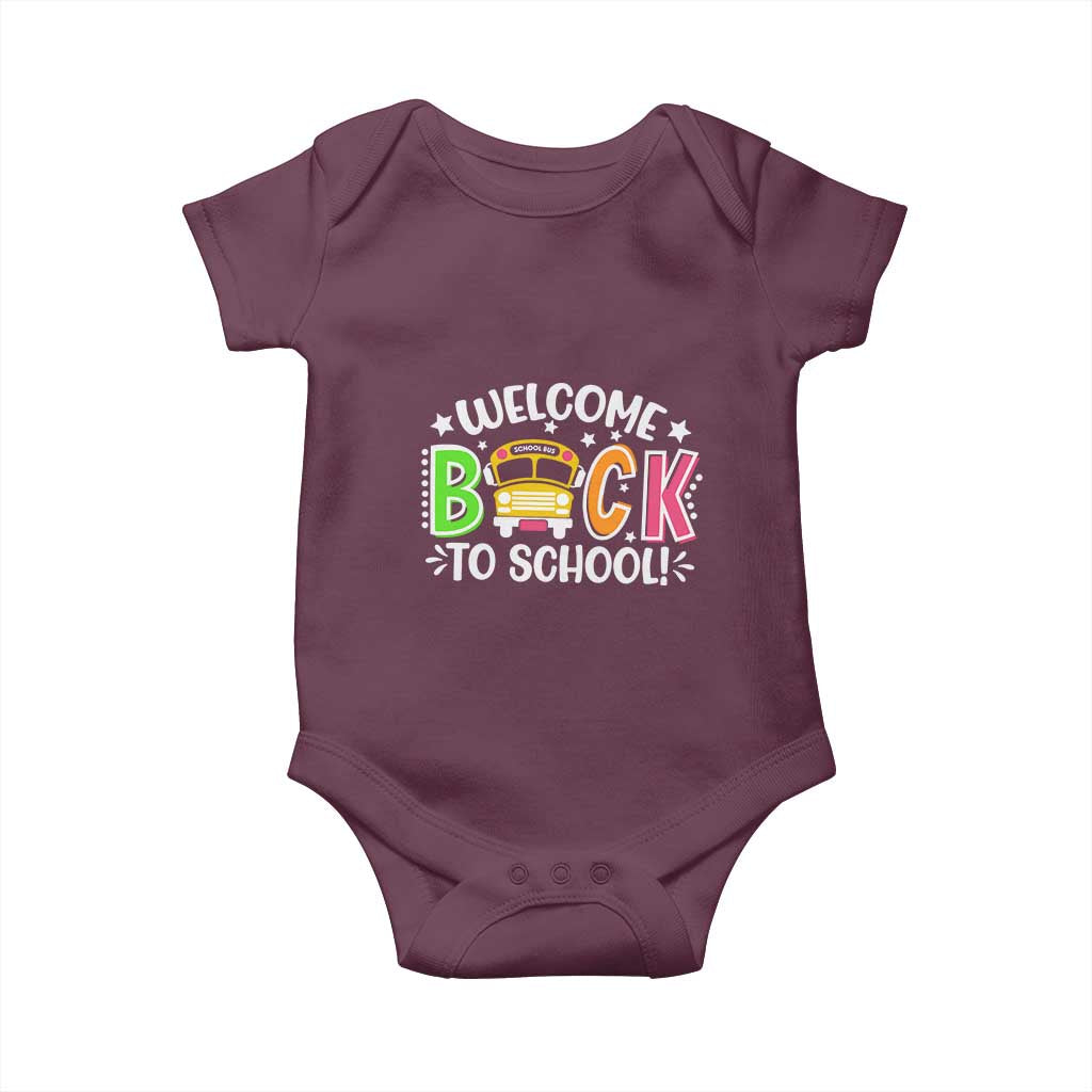 Welcome Back to School Bus Driver Baby Onesie First Day for School Gifts