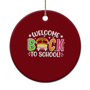 Welcome Back to School Bus Driver Ceramic Ornament First Day for School Gifts