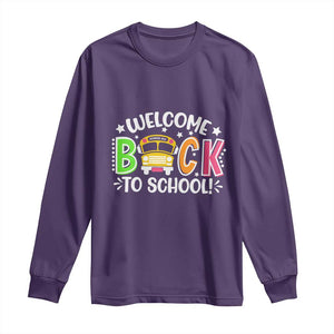 Welcome Back to School Bus Driver Long Sleeve Shirt First Day for School Gifts