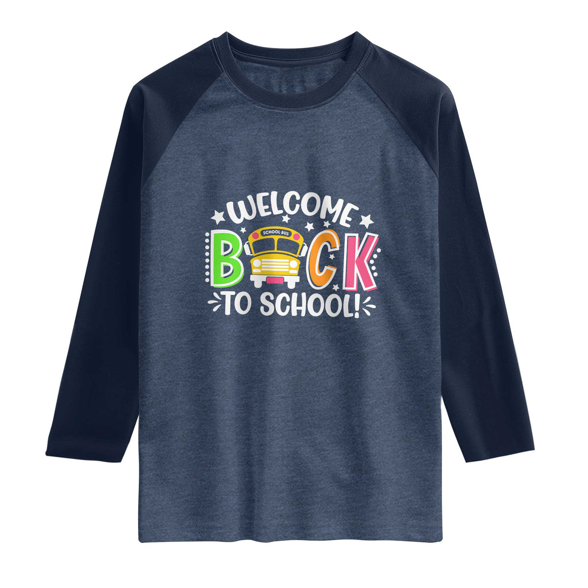 Welcome Back to School Bus Driver Raglan Shirt First Day for School Gifts