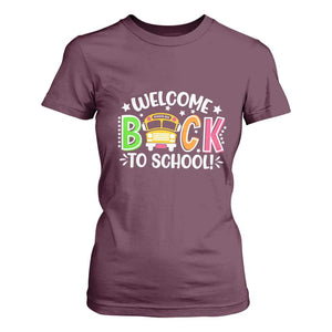 Welcome Back to School Bus Driver T Shirt For Women First Day for School Gifts