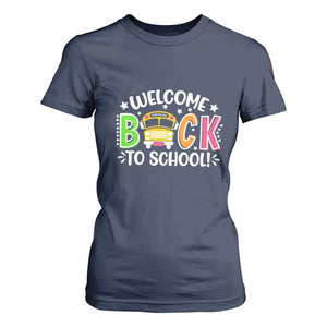 Welcome Back to School Bus Driver T Shirt For Women First Day for School Gifts