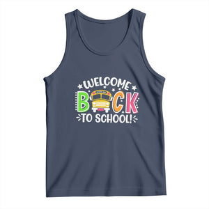 Welcome Back to School Bus Driver Tank Top First Day for School Gifts