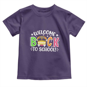Welcome Back to School Bus Driver Toddler T Shirt First Day for School Gifts