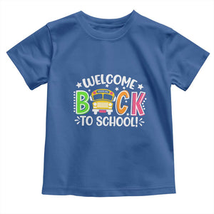 Welcome Back to School Bus Driver Toddler T Shirt First Day for School Gifts