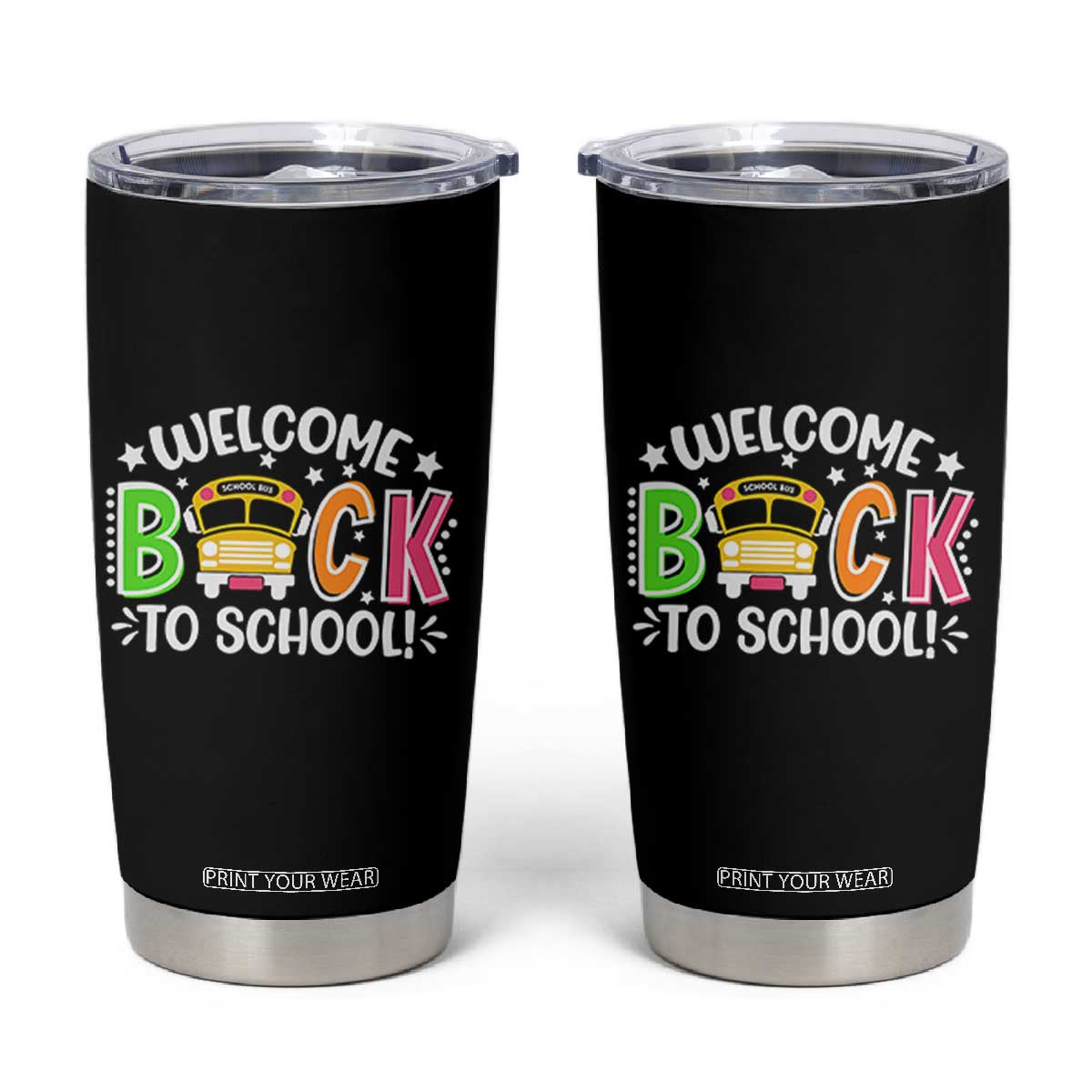 Welcome Back to School Bus Driver Tumbler Cup First Day for School Gifts